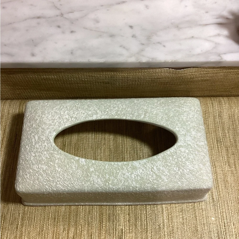 Vintage Stangl Pottery Splatterware  Rectangular Tissue Box Cover